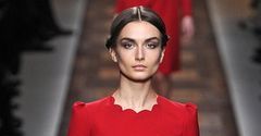 Czerwona sukienka - trend na zimę 2012/2013