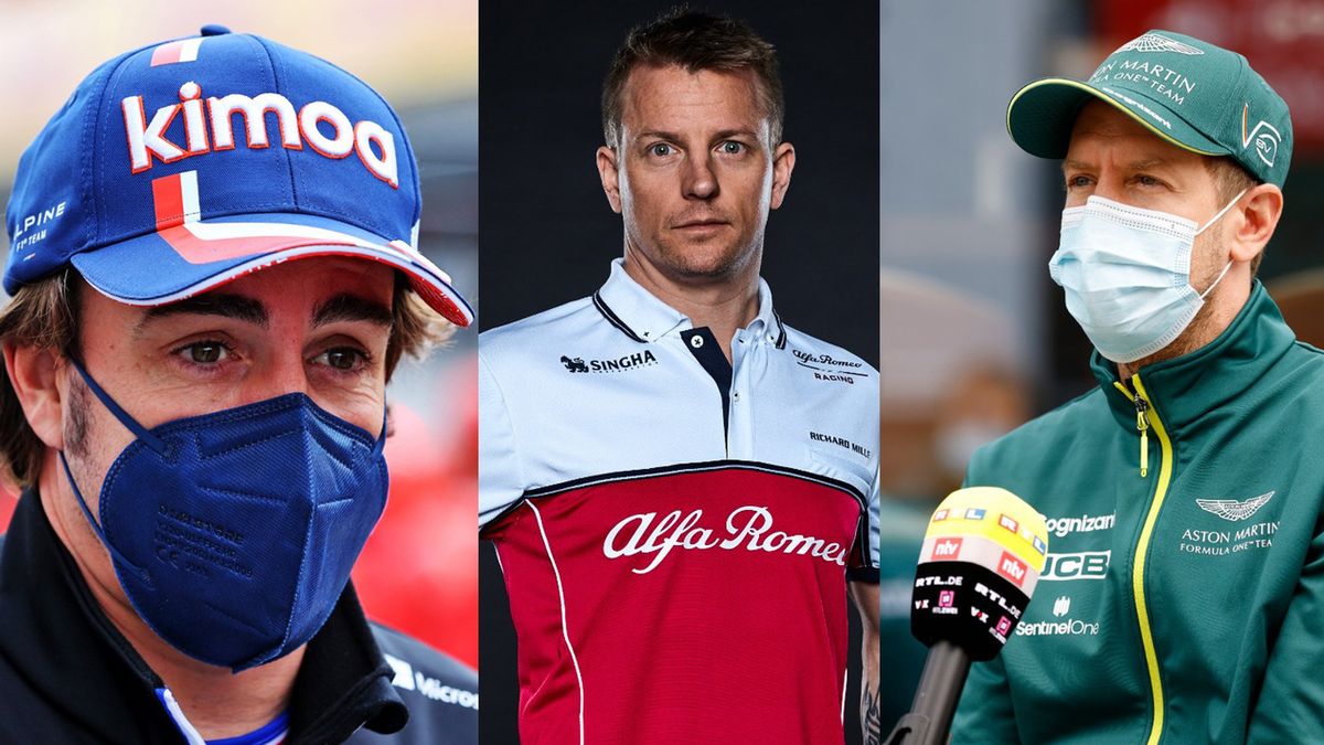 Zdjęcie okładkowe artykułu: Materiały prasowe / Alpine / Alfa Romeo / Aston Martin / Na zdjęciu: od lewej Fernando Alonso, Kimi Raikkonen i Sebastian Vettel