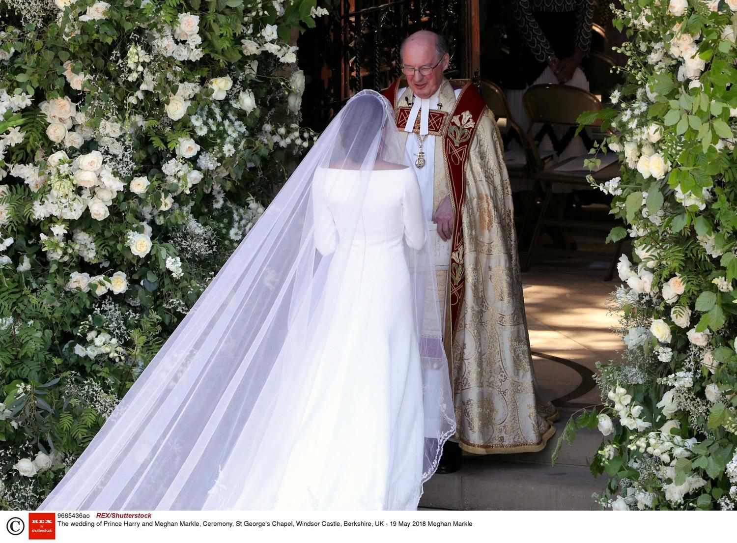Meghan Markle w sukni ślubnej Givenchy