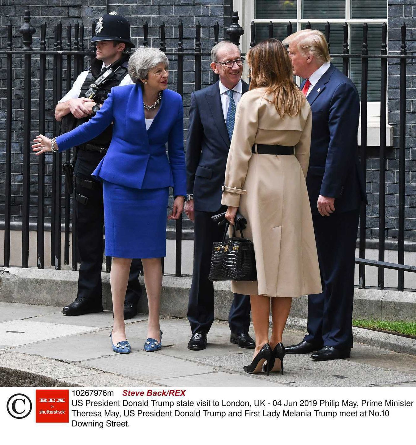 Melania Trump spotkała się z Theresę May