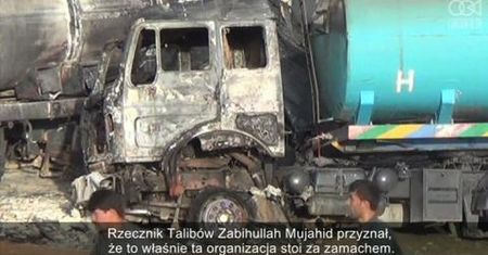Pożar zbiorników paliwa w Kabulu