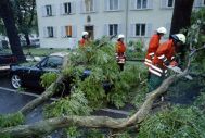 Ulewy i burze w Niemczech