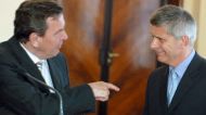 Gerhard Schroeder i Marek Belka