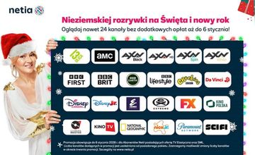 24 kanały za darmo w Netii. Świąteczna promocja