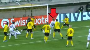 Ogromne zamieszanie. Pomocnik Lecha napoczął Finów [WIDEO]