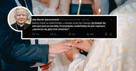 Arcybiskup przesadził? "Zdrada może być okazją, by stawać się wiernym"