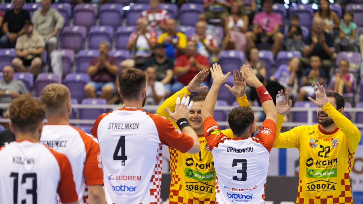 Materiały prasowe / Orlen Superliga / Artur Starczewski / Zawodnicy KGHM Chrobrego Głogów