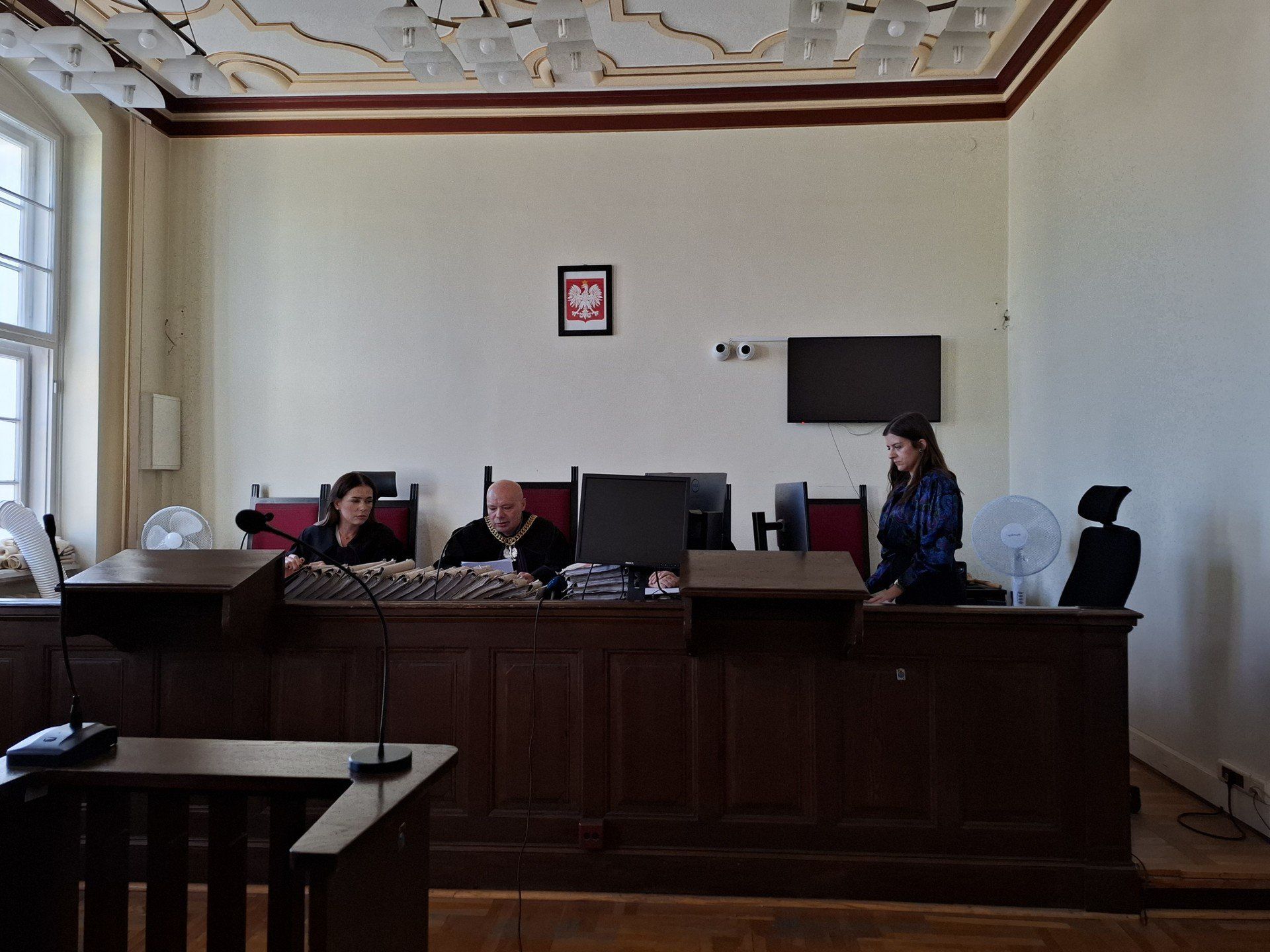 Odczytywanie sentencji wyroku Sądu Okręgowego w Gdańsku.