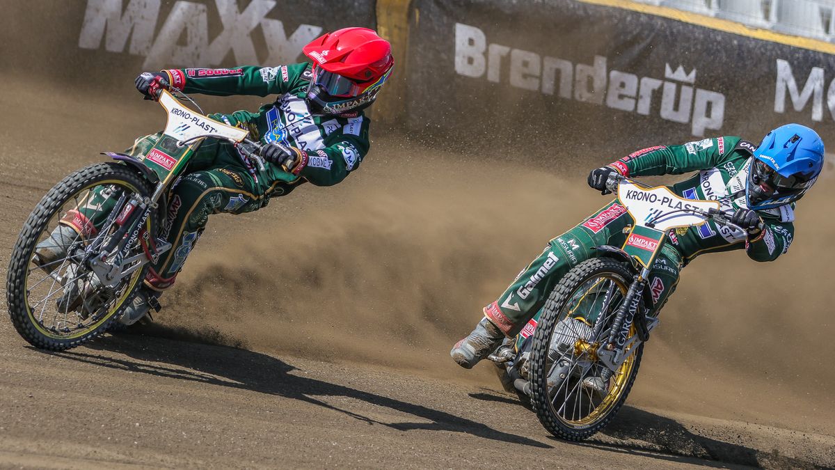 WP SportoweFakty / Patryk Kowalski / Na zdjęciu: Kacper Woryna (z lewej) i Mads Hansen (z prawej)