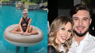 Leon Myszkowski dokazuje z narzeczoną w basenie na Seszelach. Urocza z nich para? (FOTO)