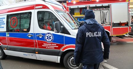 Makabra w Przemyślu. Mężczyzna podpalił się w sądzie
