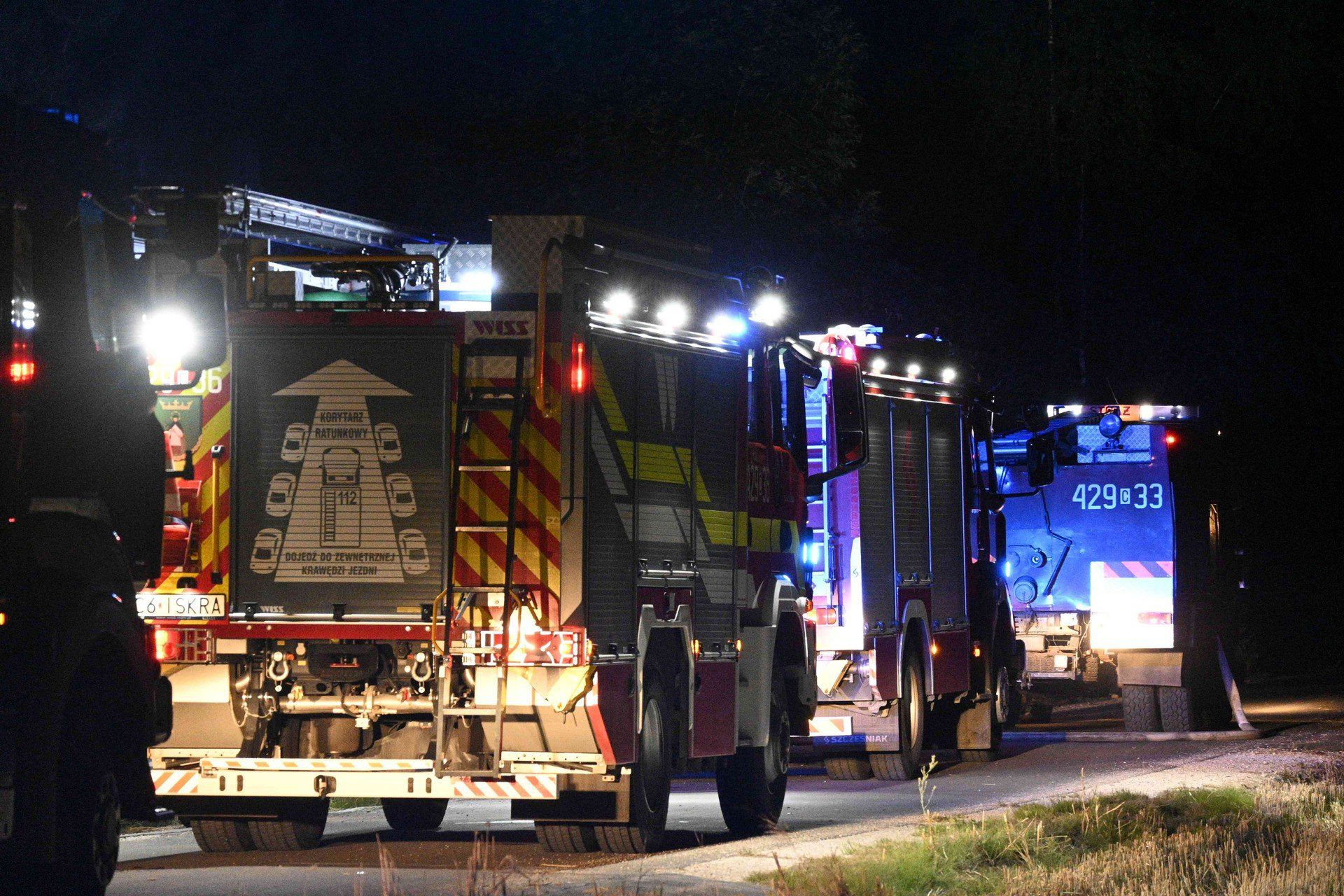 W nocy z 17 na 18 sierpnia 2025 r. doszło do pożaru domu w m. Bieńkówka w powiecie chełmińskim