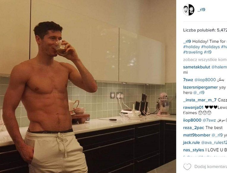 Nowy sport Roberta Lewandowskiego