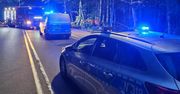 Lexus dachował i uderzył w drzewo. Kierowca zginął na miejscu