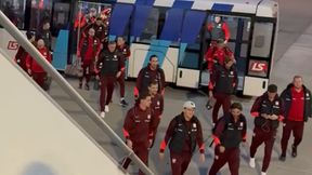 Reprezentacja wyleciała na Maltę. Jest film z lotniska