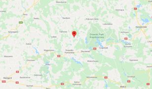 Tragedia pod Drawskiem Pomorskim. Bracia w aucie zatopionym w jeziorze Przytonko