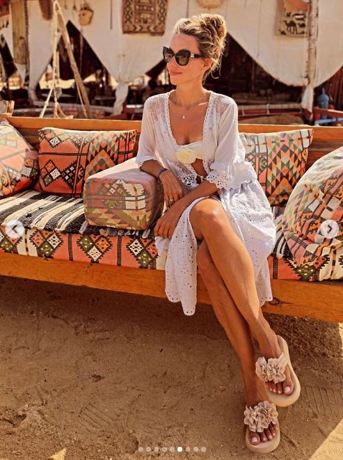 Małgorzata Opczowska na wakacjach