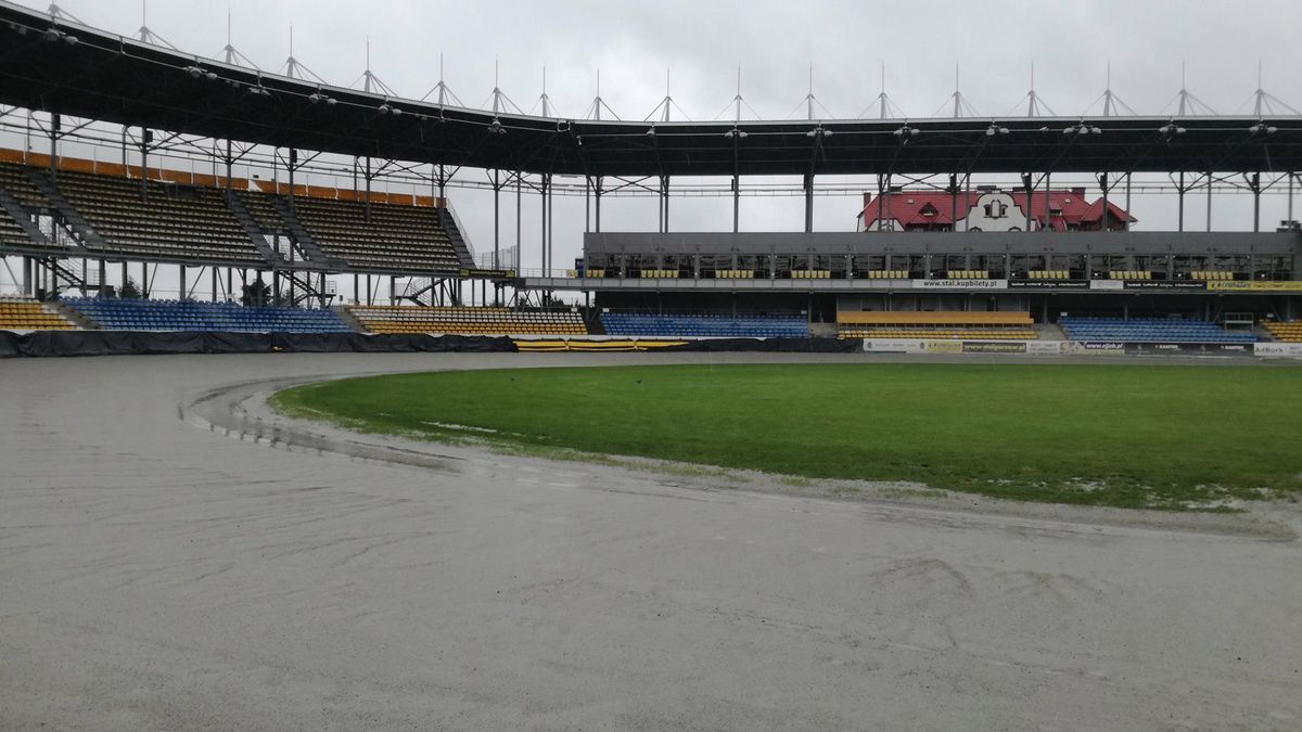 Materiały prasowe / Zalany Stadion im. Edwarda Jancarza