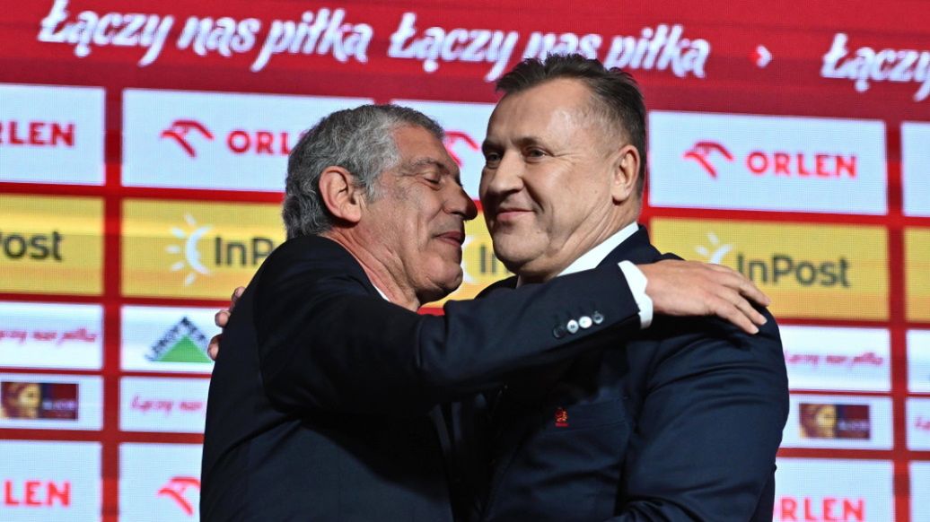 Fernando Santos (z lewej) i Cezary Kulesza 