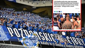 Serbowie grzmią. "Chuligani z Poznania wyglądali przerażająco"
