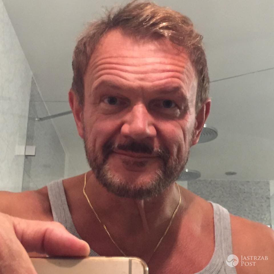 Cezary Pazura z brodą