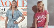 Amber Valletta bez stanika w brytyjskim "Vogue'u"