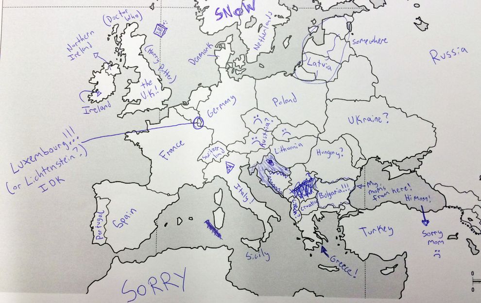 Gdzie leży Polska? Amerykanie wskazują kraje w Europie 13