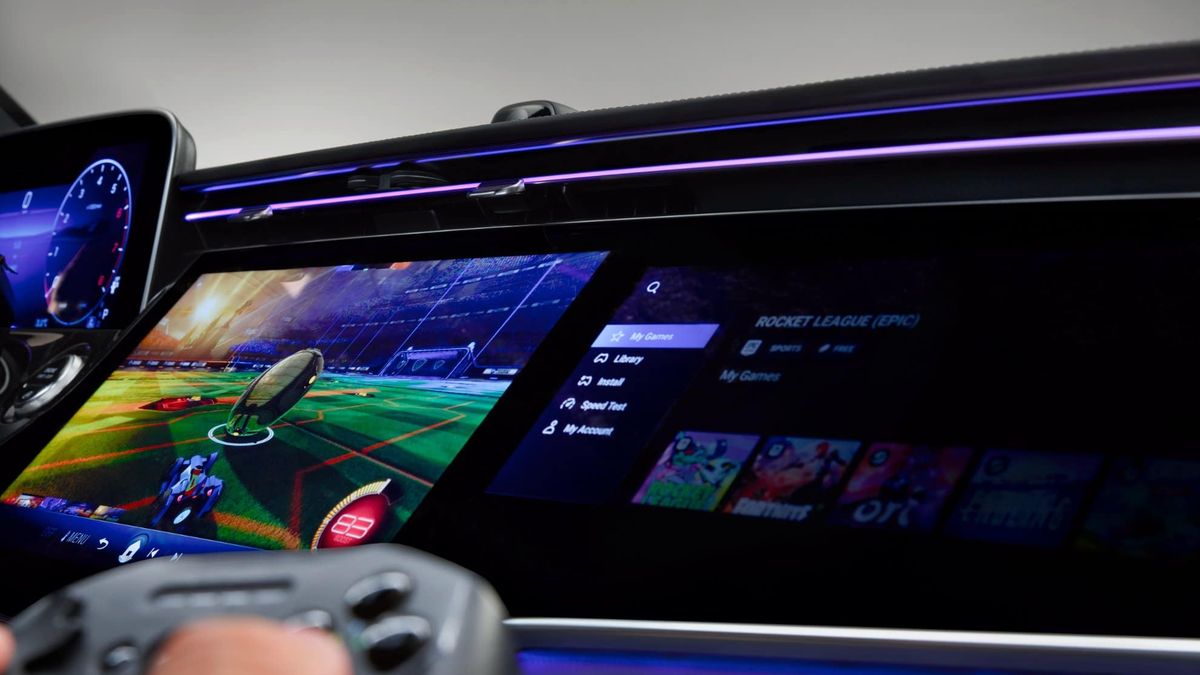 System informacyjno-rozrywkowy MBUX pozwoli na granie w chmurze.