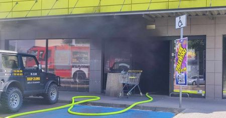 Pożar Biedronki w Lublinie. Straty będą ogromne