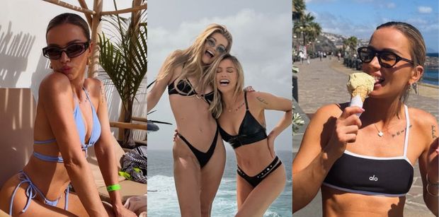 Bikiniara Maffashion dokazuje ze znanymi przyjaciółkami na Teneryfie (ZDJĘCIA)