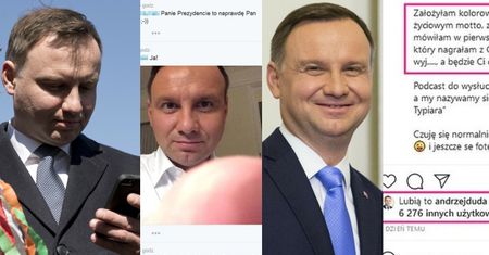 Dziwne aktywności Andrzeja Dudy w mediach społecznościowych: obserwuje "styl nowojorski", lubi zdjęcia Roksany Węgiel… (ZDJĘCIA)