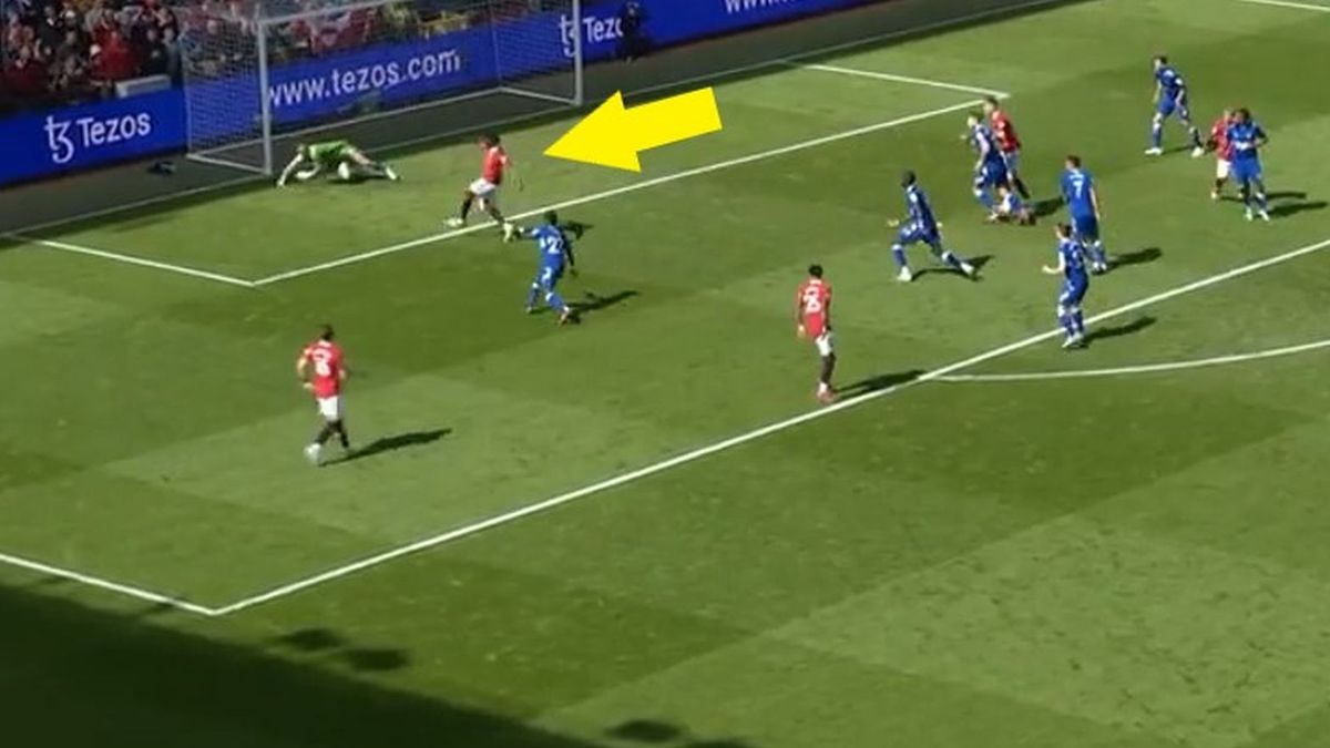 Materiały prasowe / Viaplay / Aaron Wan-Bissaka fatalnie spudłował