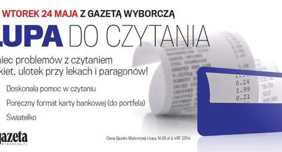 „Gazeta Wyborcza” z lupą za 14,99 zł