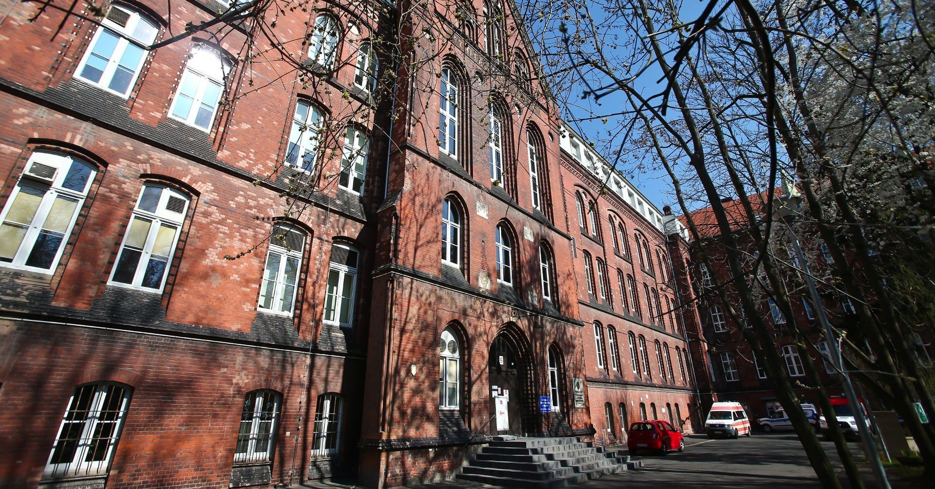 Wielka akcja dla pacjentów szpitala przy ul. Grabiszyńskiej we Wrocławiu. Odnawiają im podwórko, żeby choć na chwilę mogli opuścić szpitalne sale