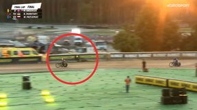 Żużel. Niesamowity pech 16-latka w finale SGP2. Jeden błąd był dla niego bardzo kosztowny [WIDEO]