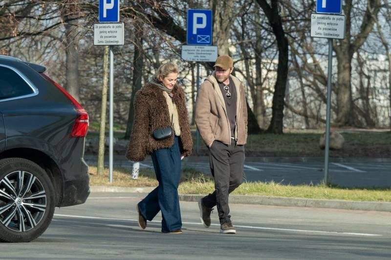 Małgorzata Socha na sobotnim spacerze