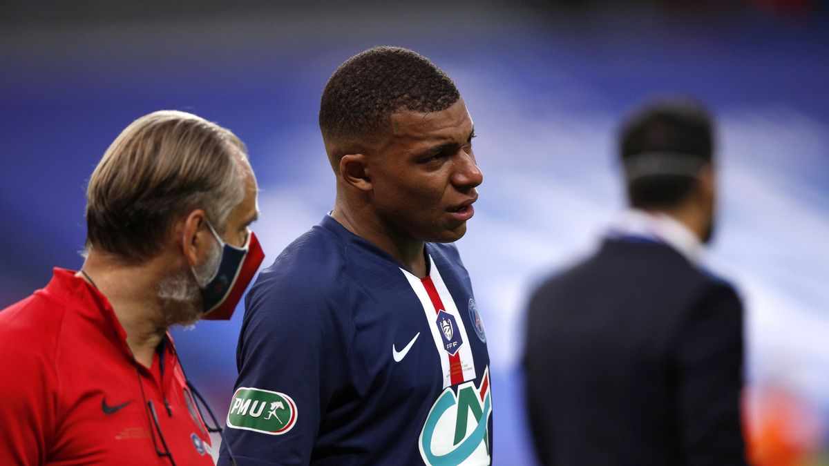 PAP/EPA / YOAN VALAT  / Na zdjęciu: Kylian Mbappe