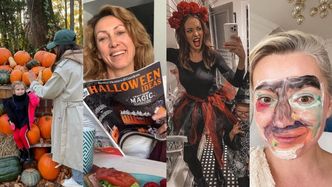 Tak gwiazdy szykują się do Halloween: Natalia Siwiec z córką nurkują w dyniach, Dorota Szelągowska przebrała się za placek... (ZDJĘCIA)