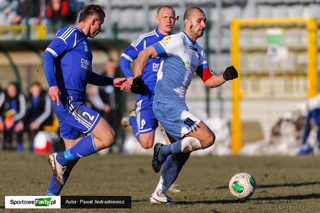 Najlepszy snajper I ligi w akcji