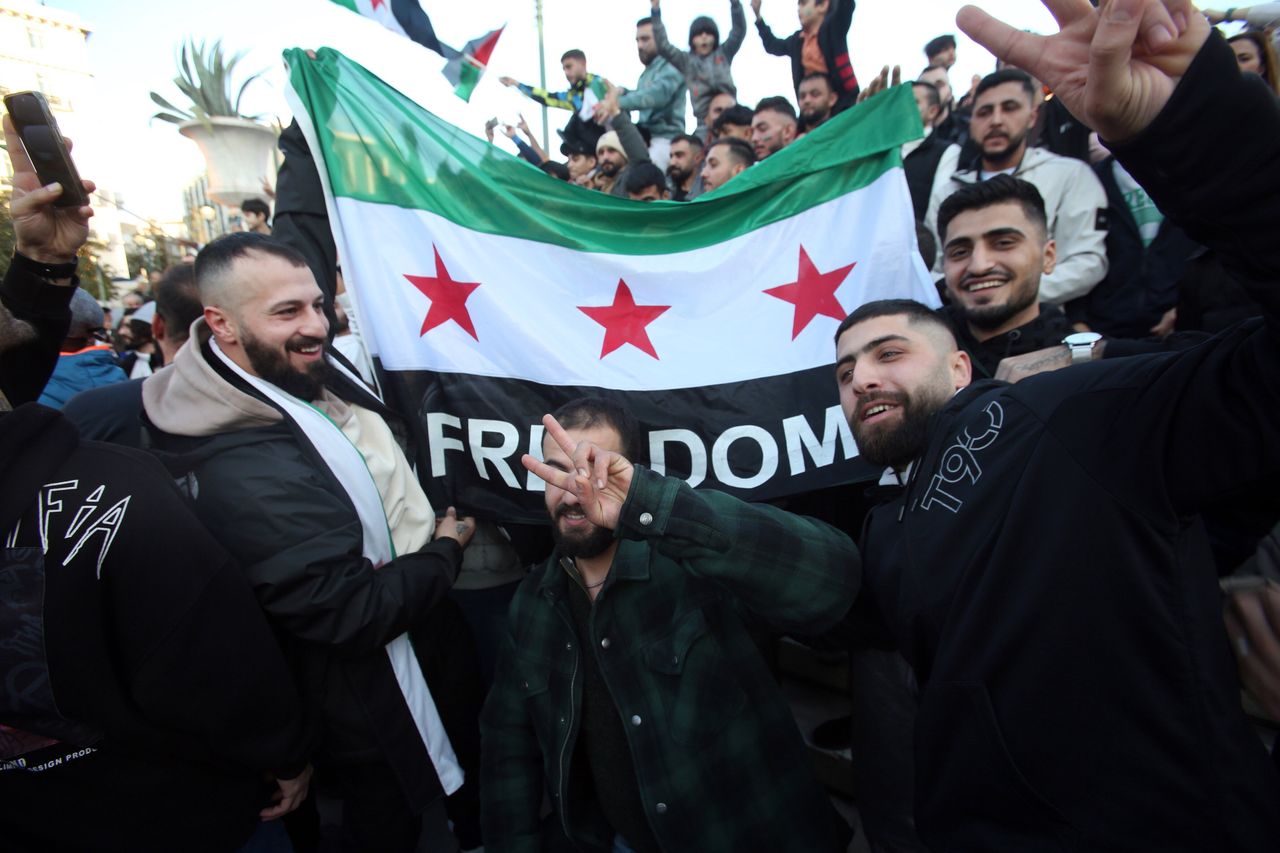 Syrian diaspora cheers as rebels claim victory in Damascus