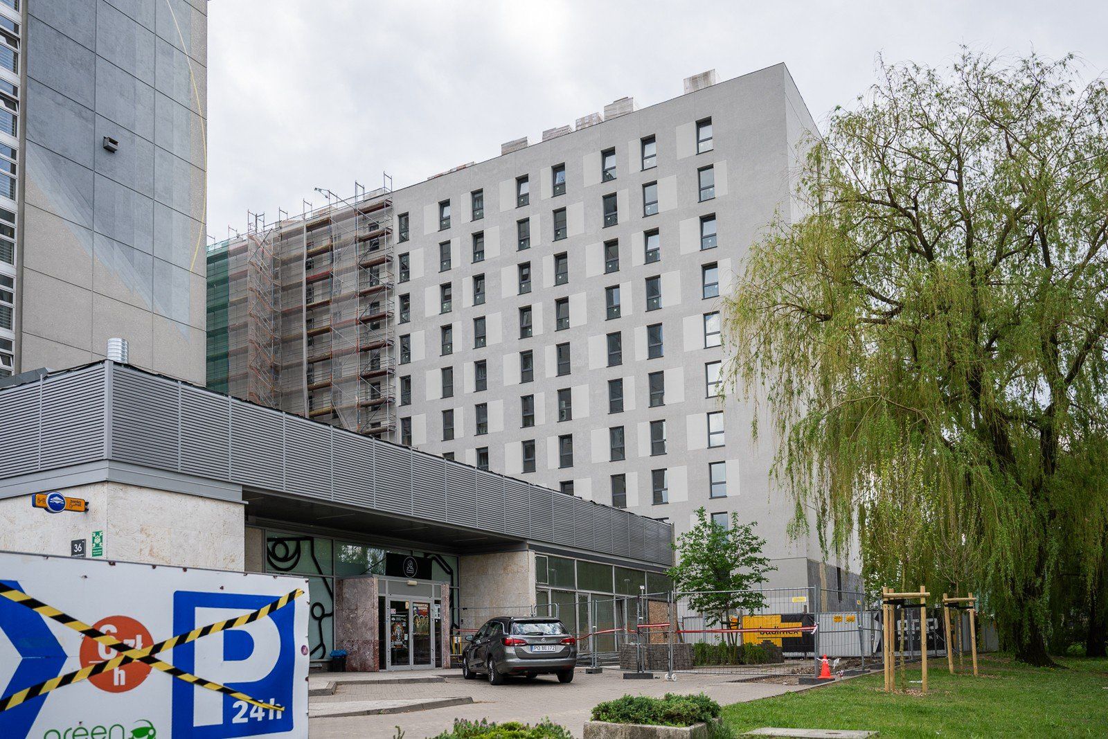 Trwa rozbudowa prywatnego akademika Student Depot Poznań.  