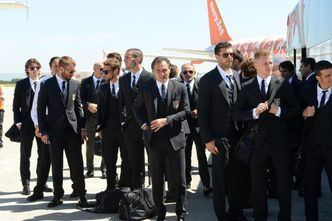 Reprezentacja Włoch już w Polsce. Lecieli w deszczu