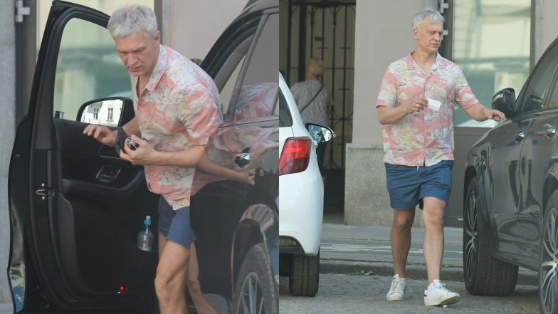 Aleksandra i Michał Żebrowscy załatwiają sprawunki na mieście