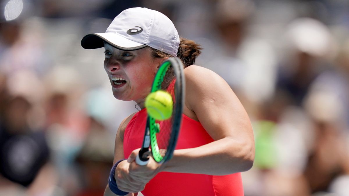 PAP/EPA / MICHAEL DODGE / Na zdjęciu: Iga Świątek