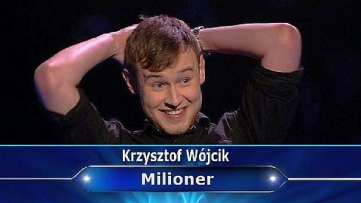 Krzysztof Wójcik został milionerem 13 lat temu