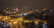 Lublin: Powitanie roku. Miasto z lotu ptaka w pierwszych minutach nowego roku