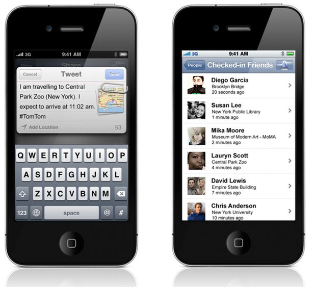 CES 2012: TomTom zintegrowany z portalami społecznościowymi 2