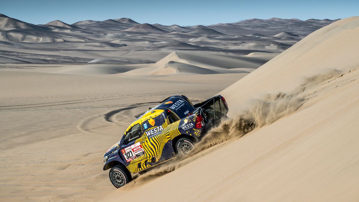 Materiały prasowe / Aron Domżała na trasie 2. etapu Rajdu Dakar