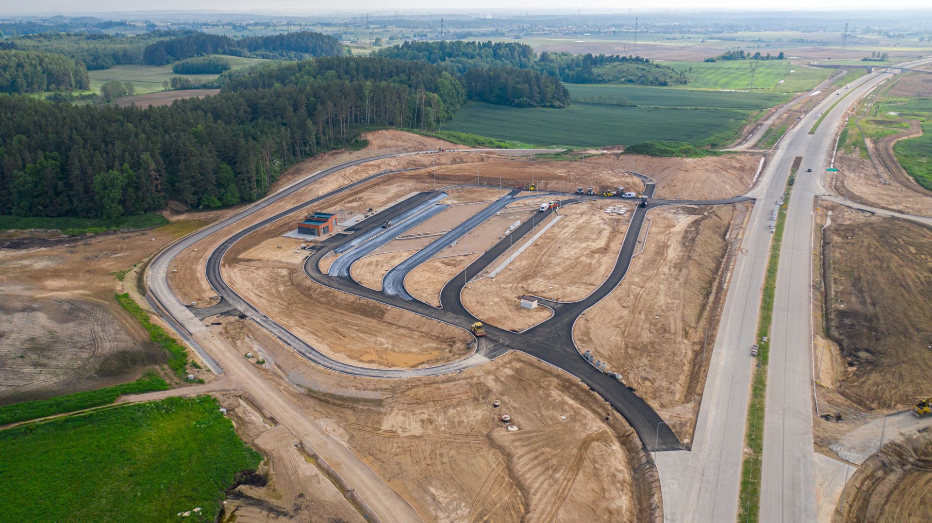 Budowa drogi ekspresowej S61 na odcinku Szczuczyn - Ełk Południe, stan na czerwiec 2022