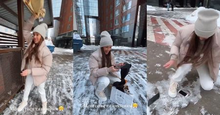 Rosyjska influencerka reaguje na nałożone na kraj sankcje i ostentacyjnie NISZCZY MARKOWE PRZEDMIOTY. "Ja bez tego wszystkiego przeżyję" (WIDEO)